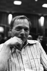 Bijeenkomst ledenraad van VPRO in Krasnapolsky Amsterdam, VPRO-directeur Frans de Smit, Bestanddeelnr 931-4875