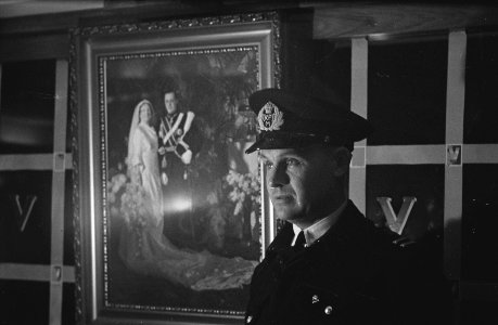 Bijschrift Officer of hte Dutch merchant navy Nederlandse koopvaardijofficie, Bestanddeelnr 935-2920