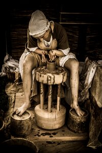Worker manufacturing hand
