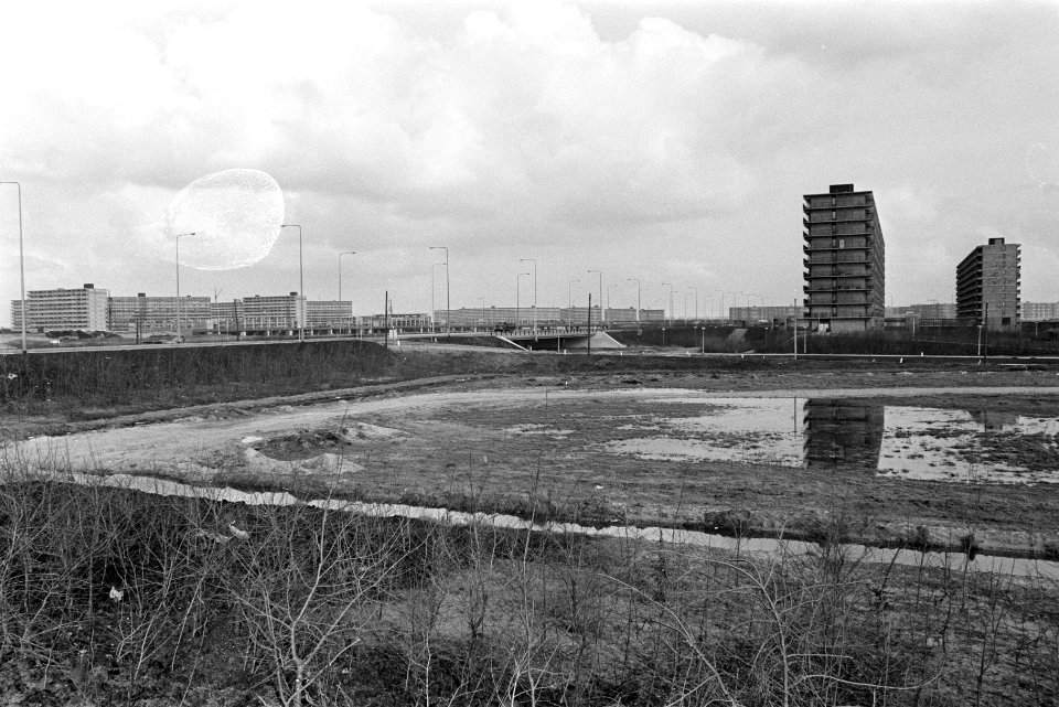 Bijlmermeer, Amsterdam krijgt NS-station Bijlmermeer flats e.d., Bestanddeelnr 924-2728
