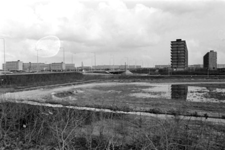 Bijlmermeer, Amsterdam krijgt NS-station Bijlmermeer flats e.d., Bestanddeelnr 924-2728
