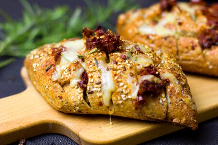Baked herbs rosemary roll