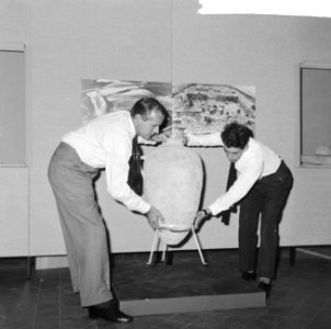 Bijbeltentoonstelling in Tropenmuseum, waterkruik uit omgeving van Jericho, Bestanddeelnr 916-4743