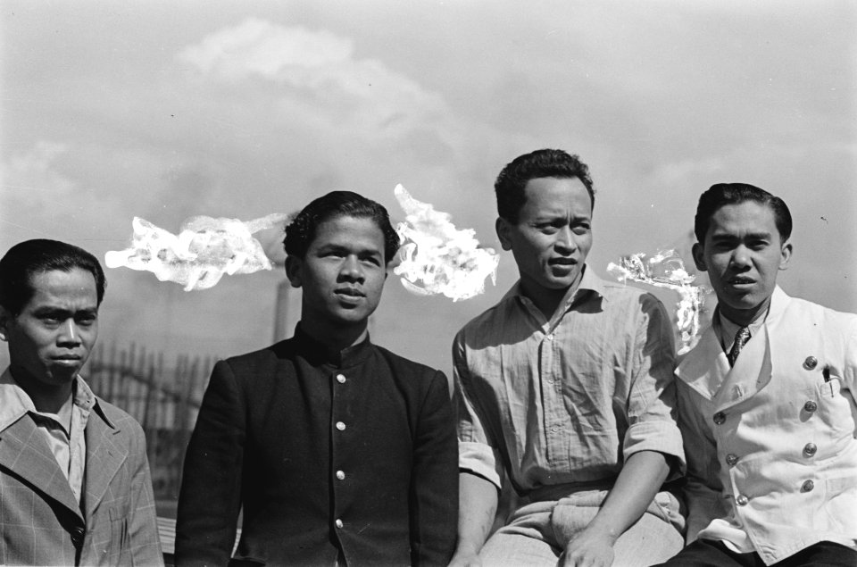 Bijschrift The Japs overran their country these Indonesian merchant seamen ca, Bestanddeelnr 935-2888