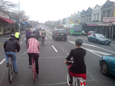 Bike Event Ride On Ponsonby Road photo