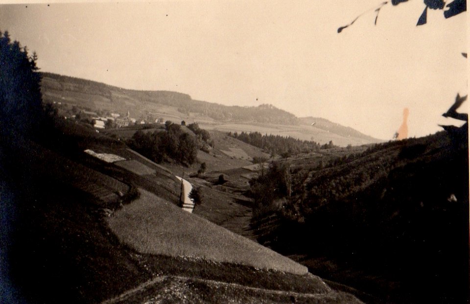 Blick auf Saupsdorf in den 1930er Jahren
