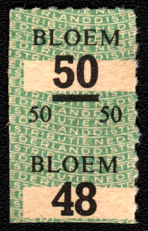 Bloem distributiebonnen