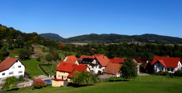 Blick auf Reichenbach (Schmalkalden)