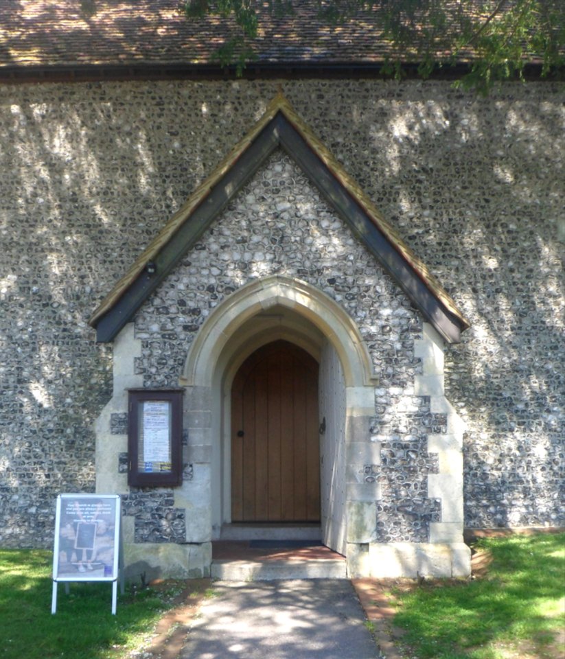 Blessed Mary Church, Church Street, Upham (NHLE Code 1350596) (May 2021) (Entrance Porch)