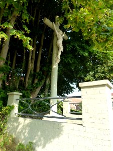 Blessy (Pas-de-Calais, Fr) croix de chemin