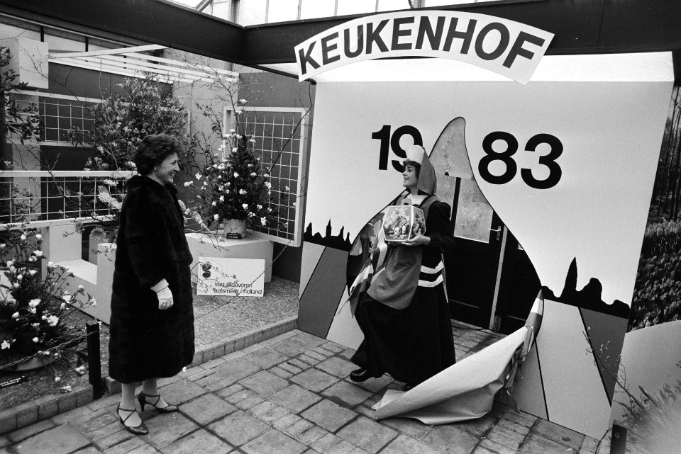 Bloembollenteelt, openingen, tentoonstellingen, parken, prinsessen, Margriet, pr, Bestanddeelnr 932-5425