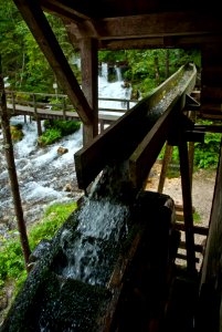 Blick aus der Großeggermühle