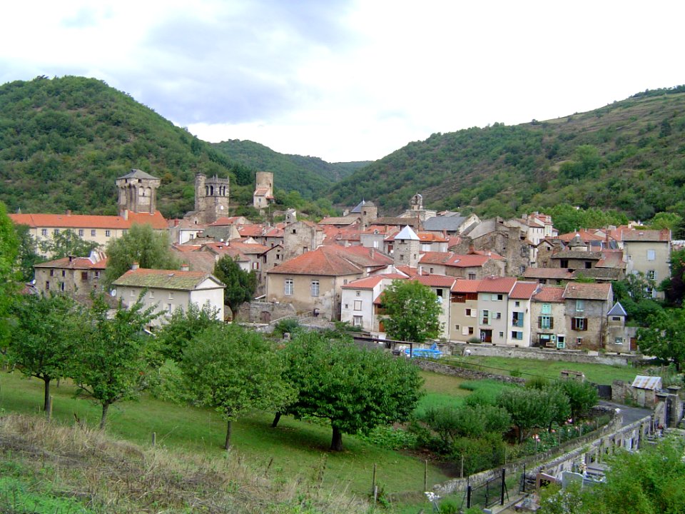 Blesle (Haute-Loire) vue d'ensemble