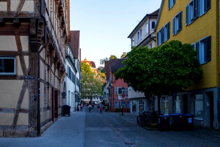 Blick in die Schmiedtorstraße beim Bürgeramt in Tübingen photo
