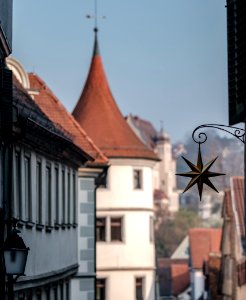 Blick in die Lange Gasse vom Holzmarkt aus mit Wilhelmsstift und Stern 2019