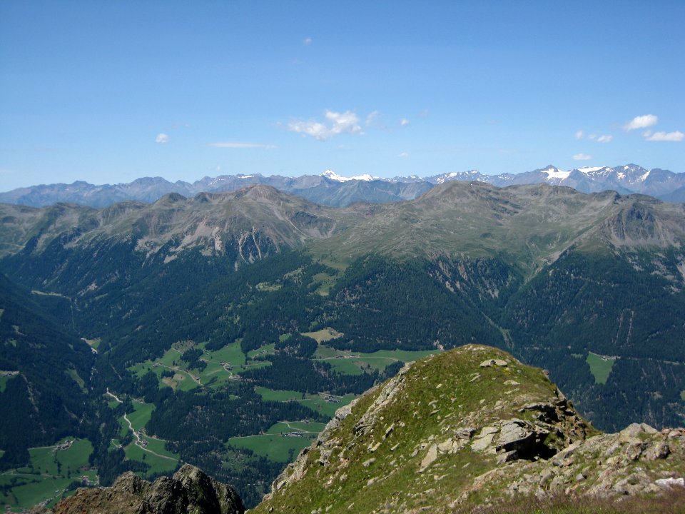 Blick Richtung Norden von der Ultner Hochwart