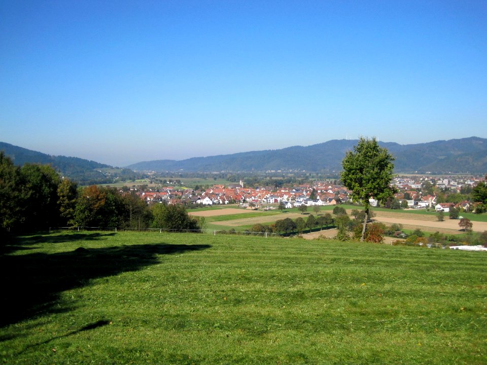 Blick auf Kirchzarten