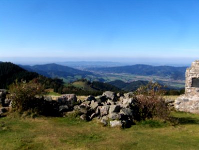 Blick vom Hinterwaldkopf ins Dreisamtal