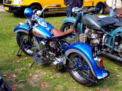 Bleu Harley Davidson