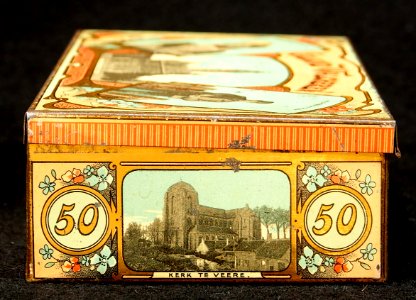 Blikverpakking voor 50 sigaren ca 1910, pic4
