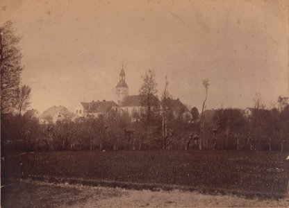 Blick auf Groß Tinz um 1850