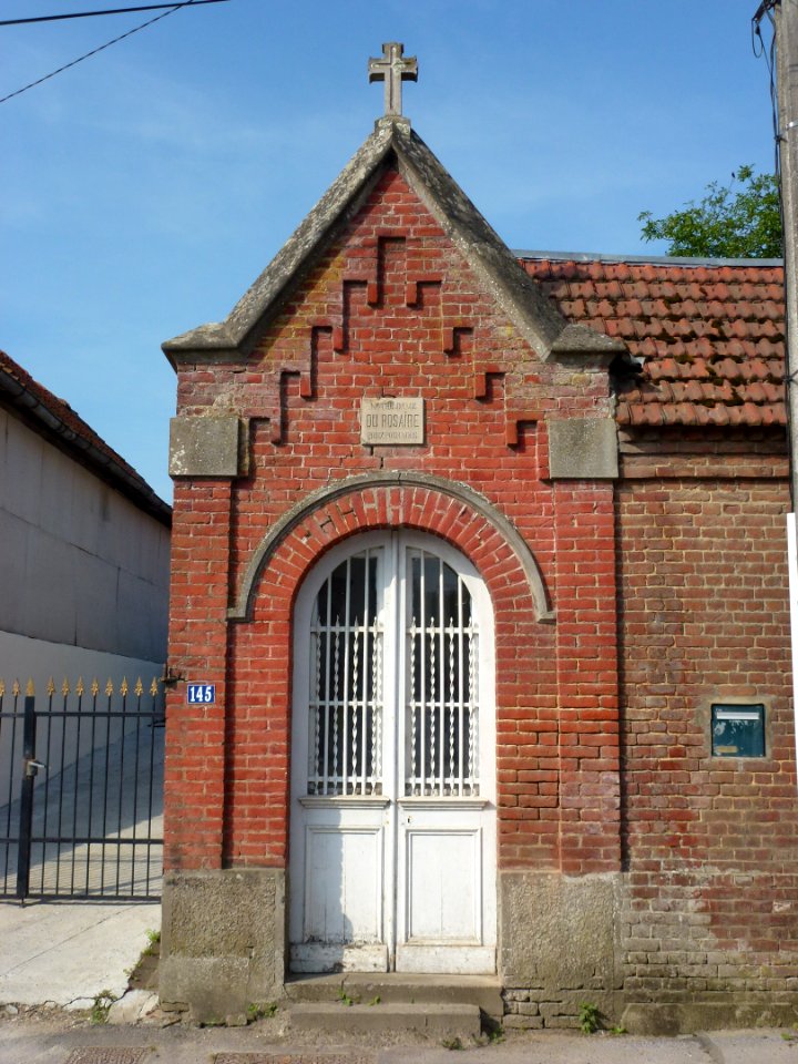 Blessy (Pas-de-Calais, Fr) chapelle Notre-Dame-du-Rosaire