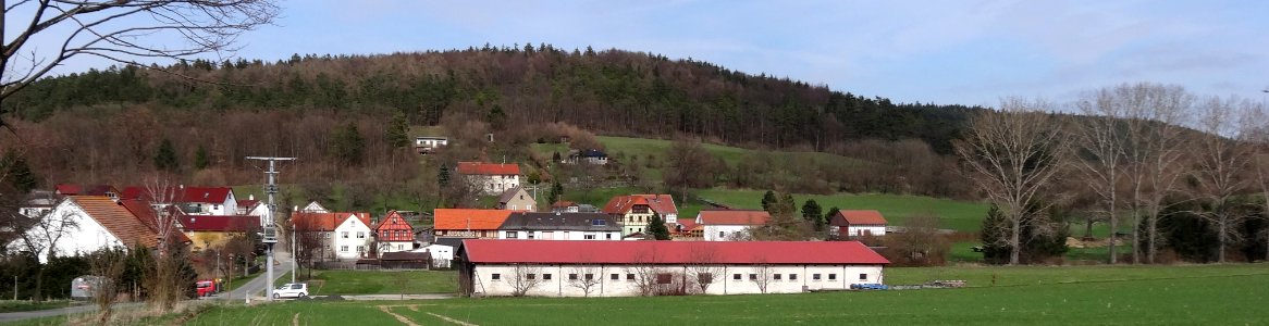 Blick auf Oesteröda von Südwesten