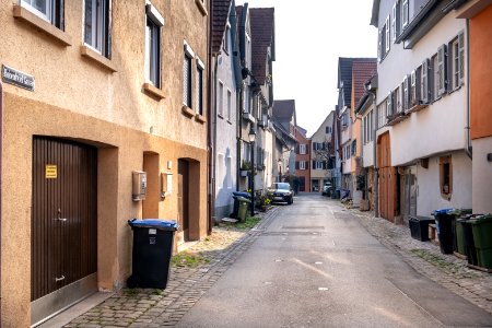 Blick in die Hohentwielgasse in Tübingen Richtung Osten 2019 photo