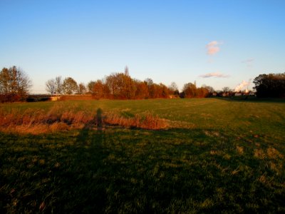 Blick auf eine der vier Flutbrücken der Staatsstraße 68 zwischen Döhlen und Wiederau Ende Oktober 2017