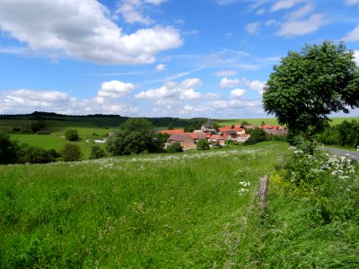 Blick auf Meckfeld