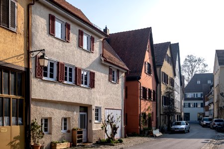 Blick in die Madergasse in Tübingen Richtung Osten 2019 photo