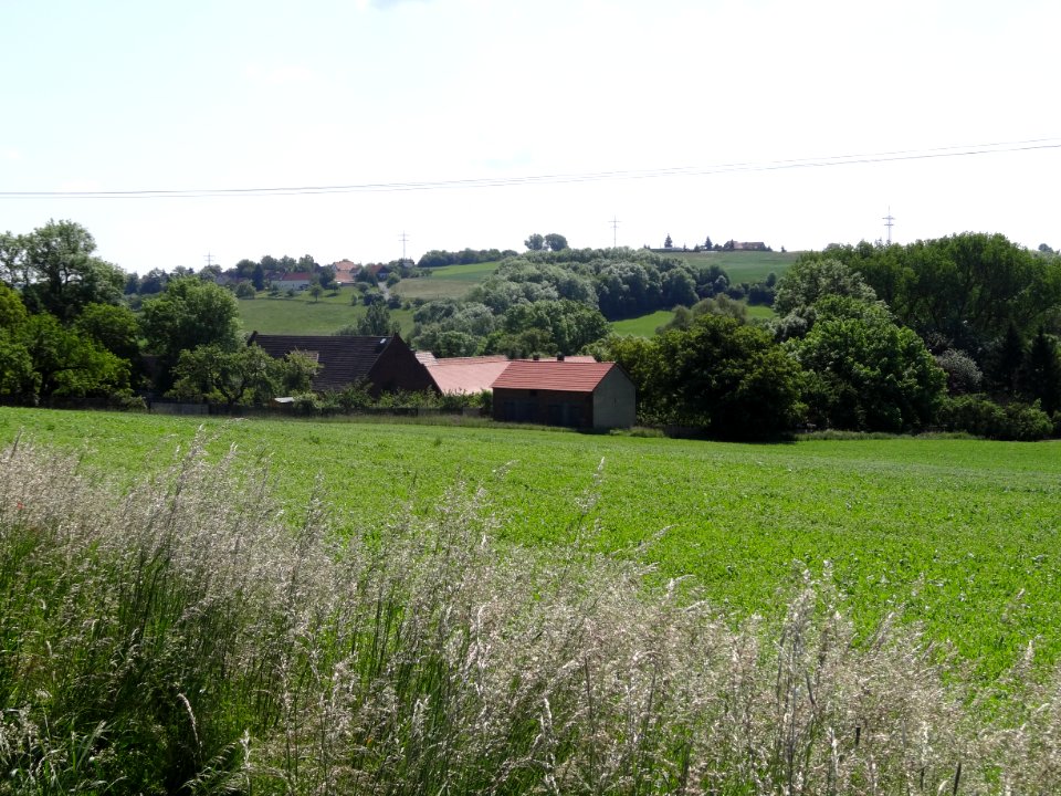 Blick auf Nischwitz und Göritzberg, Bürgel