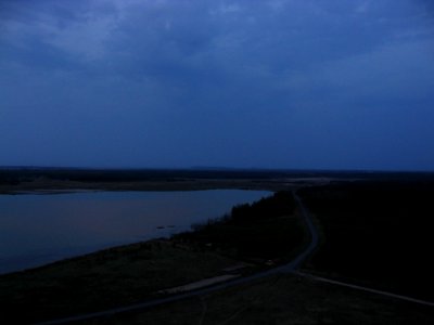 Blick vom Aussichtsturm Bistumshöhe Ende Juli 2003n