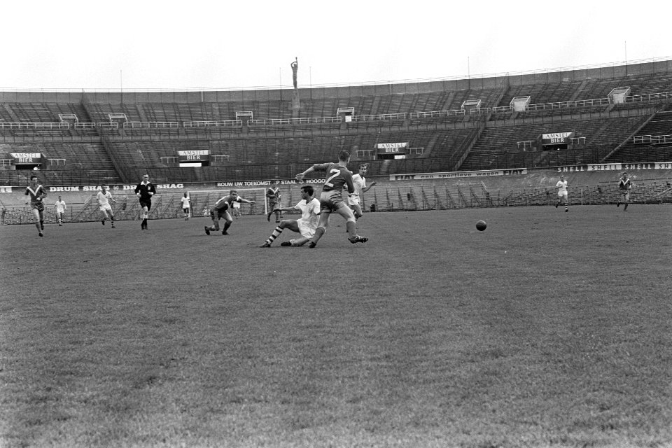 Blauw-Wit tegen Eindhoven, spelmomenten, Bestanddeelnr 919-0678