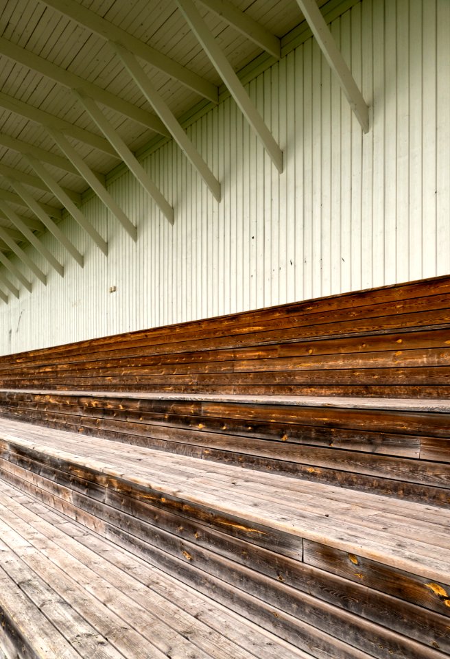 Bleachers at Brastad arena 3