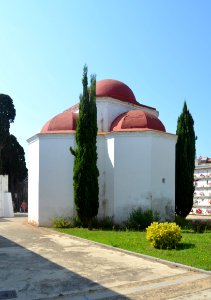 Blanes, Cementiri Municipal, Friedhofskapelle, Rückseite