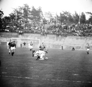 Blauw-Wit tegen Enschede 1-7, elftal Blauw-Wit, Bestanddeelnr 934-6398