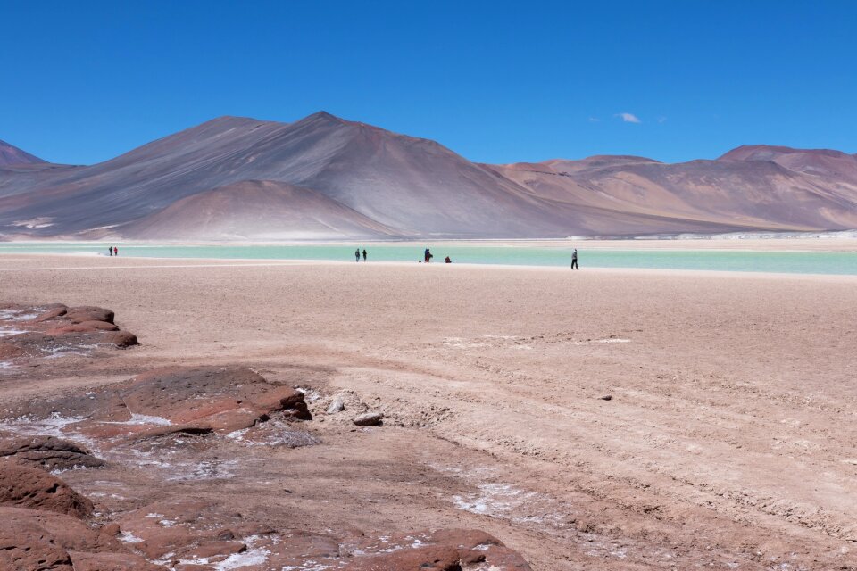 Lake chilean volcanic