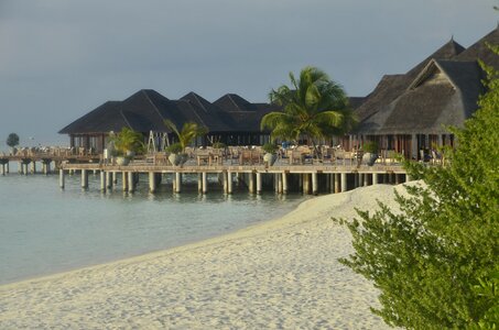 Exotic white sands beach