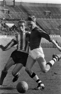 Blauw-Wit tegen Eindhoven 1-1, spelmoment, Bestanddeelnr 917-5822