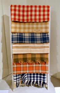 Blankets, America, early 1800s, wool - Concord Museum - Concord, MA - DSC05912