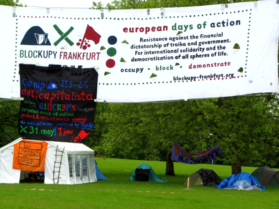Blockupy 2013 Camp 1
