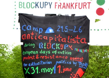 Blockupy 2013 Camp 9