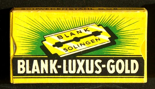 Blank solingen rasierklingen (back)