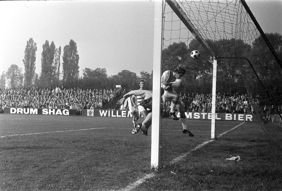 Blauw Wit tegen Ajax 3-2 doelpunt van P. Keizer, Bestanddeelnr 923-9129