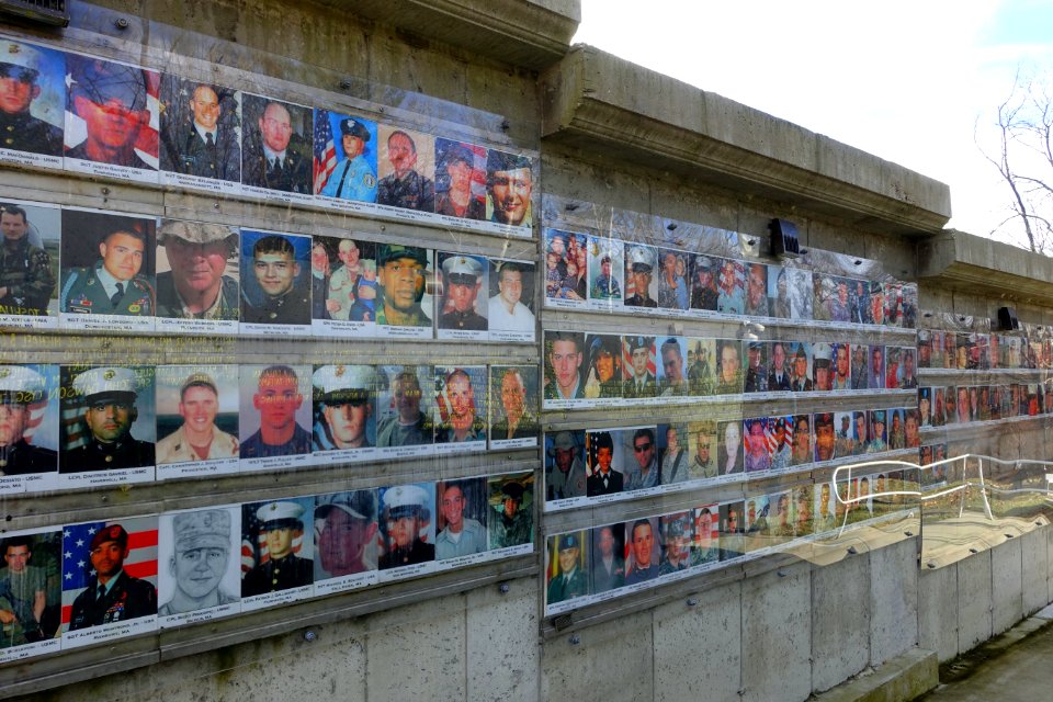 Blast Wall 3 - Johnny Ro Veterans Memorial Park - Leominster, Massachusetts - DSC09140
