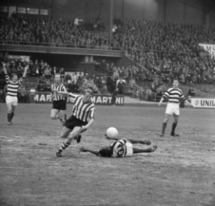 Blauw Wit tegen Sparta 0-5. Spelmoment, Bestanddeelnr 914-9386