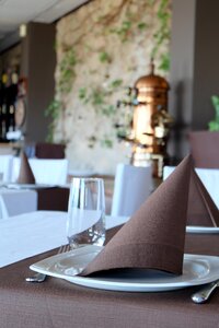 Table table decoration brown