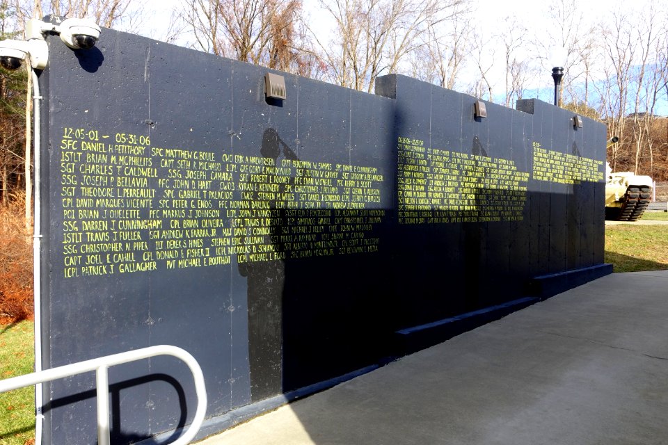 Blast Wall 2 - Johnny Ro Veterans Memorial Park - Leominster, Massachusetts - DSC09127