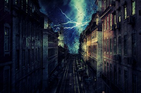 Flash lightning tornado